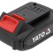 YATO Acumulator Li-Ion 18V, 2.0Ah, LED incarcare acumulator