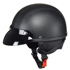 Casca moto Brain Cap Awina TN-8689, cu protectii urechi, marima S, culoare negru Cod Produs: MX_NEW AJ0513