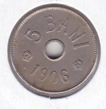 Romania 5 bani 1906 - Carol I, exemplar 2