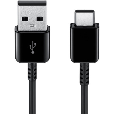 Cablu Samsung EP-DW700CBE, USB tip A tata la USB tip C tata, lungime 1.5 m, negru foto