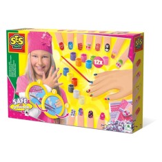 Set manichiura pentru fetite, 12 culori lac de unghii, +6 ani