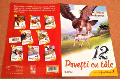 Soimul si Cioara plus alte povesti. Colectia 12 Povesti cu talc - Unicart, 2013 foto