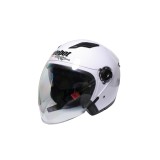 Casca moto semi-integrala cu ochelari pentru adulti, Safebet HF-223, culoare alb... Cod Produs: MX_NEW ROY10421