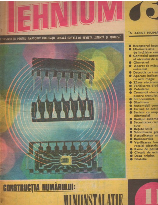 C10356 - REVISTA TEHNIUM, 11/1973