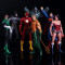 Set Figurina Superman Batman Wonder Woman Flash Green Lantern 17cm DC