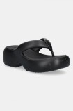 Melissa slapi FREE FUZZY PLATFORM femei, culoarea negru, cu platforma, M 35875