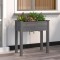 vidaXL Jardinieră cu căptușeală, gri, 71x37x76 cm, lemn masiv de brad 364232