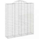 Cumpara ieftin Cos gabion arcuit, 200x50x220/240 cm, fier galvanizat