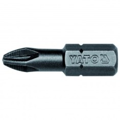 Set biti, 50 buc, PZ1, 1/4&rdquo;x25mm, Yato YT-7810