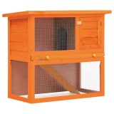 Cumpara ieftin Cusca de exterior iepuri cusca adapost animale mici, 1 usa, lemn