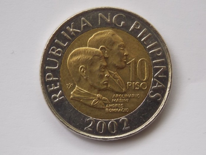 10 PISO 2002 FILIPINE