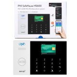 Sistem de alarma wireless PNI SafeHouse HS600 Wifi GSM 4G, suporta 90 zone wireless si 3 zone cu fir, compatibil cu aplicatia T