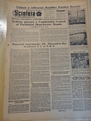 scanteia 30 decembrie 1956-art. tudor arghezi,uzina timpuri noi,gheorghiu dej foto