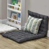 Perna podea Delia DG 120 x 60 cm gri inchis [en.casa] HausGarden Leisure