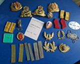 Lot cuc militar coifura cascheta sapca efecte miltare, semn identificare, trese petlite