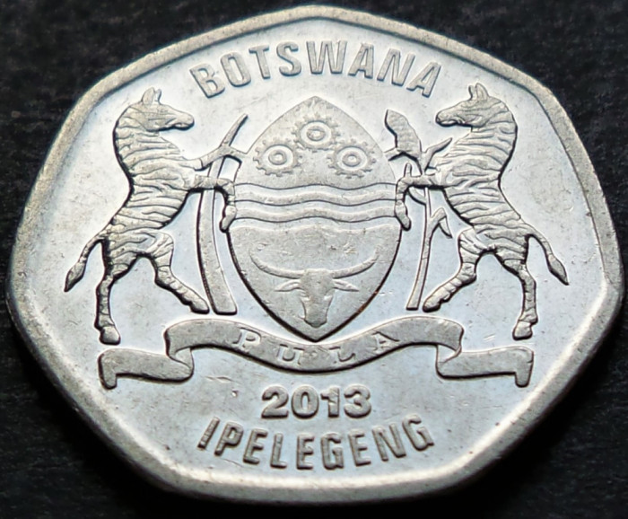 Moneda exotica 25 THEBE - BOTSWANA, anul 2013 * cod 4245 A