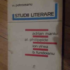 Studii Literare - Mihail Petroveanu ,535528