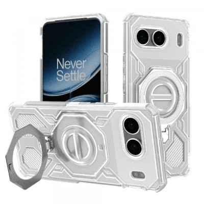 Husa pentru OnePlus Nord 4, Techsuit, Carbon Shield Pro, Alba foto