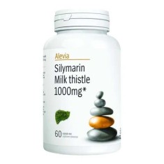 Silymarin Milk Thistle 1000 miligrame 60 comprimate Alevia foto