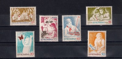 ROMANIA 1962 - COPII IN R.P.R., MNH - LP 548 foto