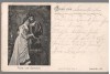 CPIB 23937 - CARTE POSTALA - FAUST SI GRETCHEN GERMANIA, CIRCULATA, 1902, STAMPILA, TIMBRU, Printata