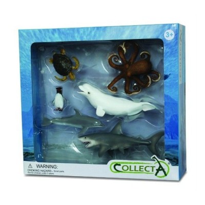 Set 6 figurine viata acvatica Collecta foto