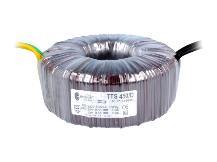 Transformator Toroidal 450VA 230V 24V 9.37A