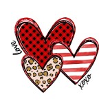 Cumpara ieftin Sticker decorativ 3 Inimi, Multicolor, 47 cm, 3192ST, Oem