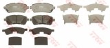 Set placute frana,frana disc MAZDA 2 (DE) (2007 - 2015) TRW GDB3437