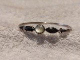 Argint BRATARA cu SIDEF contrast SUPERB vintage VECHE de efect SPLENDIDA superba