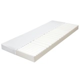 VidaXL Saltea, 140 x 200 cm, 7 zone, spumă PU, 10 cm, H2 H3