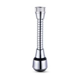 Prelungitor universal flexibil 360&deg;, ABS/Inox, 2 x 150 x 35 mm, Argintiu