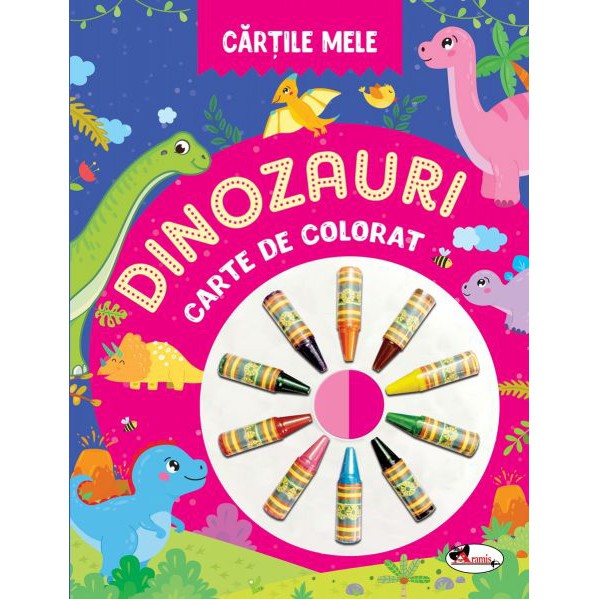 Cartile mele de colorat. Dinozauri