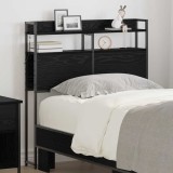 Cumpara ieftin Tăblie de depozitare cu raft Stejar negru 80 cm Lemn compozit