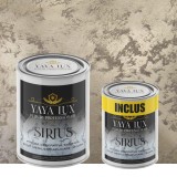 Vopsea Decorativă de Lux Sirius &ndash; Bej Antichizat | Pachet 3 Litri (2L + 1L Inclus), Finisaj Perlat cu Perle de Sticlă -Toro Decor