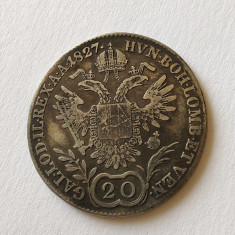 Austria - 20 Kreuzer 1827 A - Argint