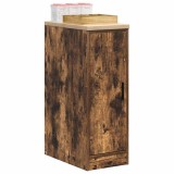 VidaXL Dulap de depozitare pentru garaj stejar afumat 30x51x85 cm