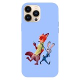 Husa compatibila cu Apple iPhone 11 Pro Max, Viceversa, model Come with me Nick Zootopia , Silicon, TPU, Transparent, Carcasa