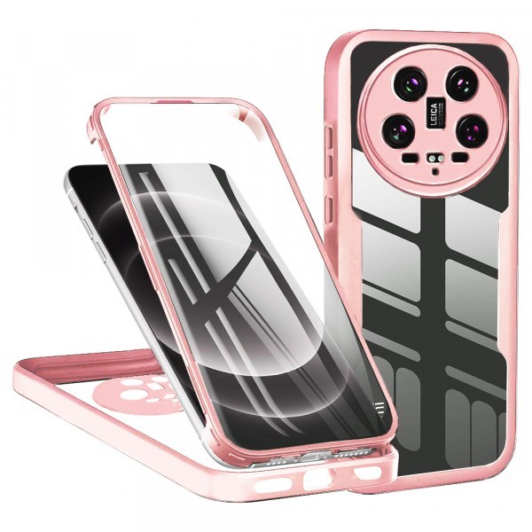 Husa pentru Xiaomi 14 Ultra, Techsuit, ColorVerse 360, Roz
