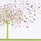 Tree of Butterflies Note Cards