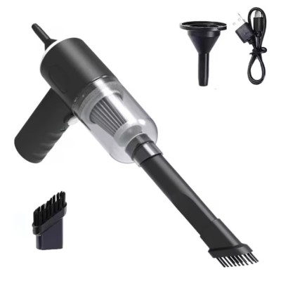 Aspirator Portabil 3-in-1, Aspirare Si Suflare, Incarcare USB, 120 W, Filtru HEPA lavabil, 5 accesorii, Ideal pentru Casa, Masina si Birou foto