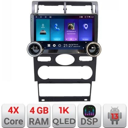 Navigatie Ford Mondeo 2004-2007 Edotec 4+64 10.5 inch Incell 1K android Wifi 5Ghz gps internet CarStore Technology