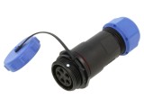 Conector circular mamă 5 pini IP68 30A 500V - Mufă WEIPU SP21