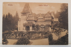 SINAIA , CASTELUL PELISOR , CARTE POSTALA , INTERBELICA foto