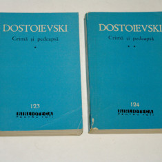 Crima si pedeapsa - Dostoievski - 2 vol. - bpt - 1962