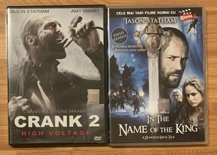 Set 2 DVD-uri cu Jason Statham