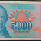 Bancnota 5000 DINARI / DINARA - YUGOSLAVIA, anul 1994 *cod 905
