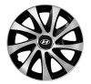 Set 4 capace roti Drift exrta Gri-Negru R16 pentru gama auto Hyundai, Autohelix MSA