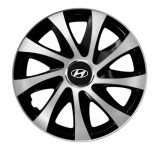 Cumpara ieftin Set 4 capace roti Drift exrta Gri-Negru R14 pentru gama auto Hyundai