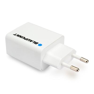 Incarcator Retea USB Blaupunkt, 1 X USB, 2.4A, Alb BP-WCAW-24A foto